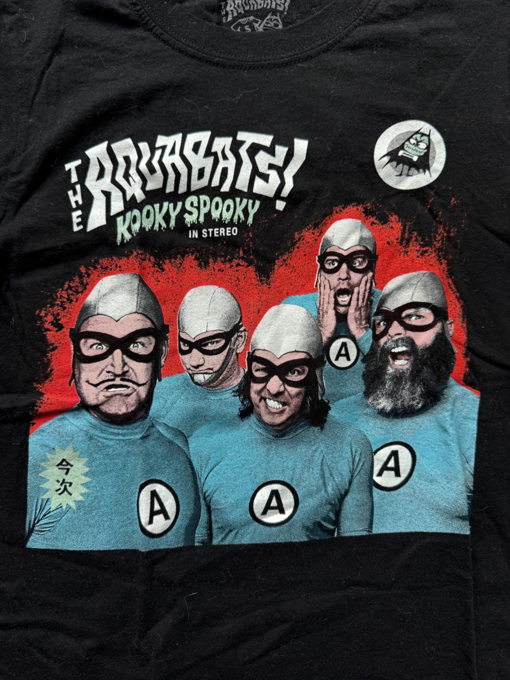 The Aquabats! Kooky Spooky Black Graphic Band Tee - Picture 2 of 3